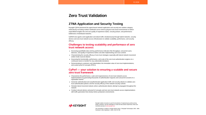 Zero Trust Validation